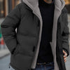 Tim | Gequiltete Herren Fleecejacke mit Kapuze und Taschen