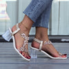 FashionSteps™ - Die stilvollsten Sandalen mit transparentem Absatz für den Sommer.