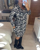 Herbstkleid mit Leopardenmuster