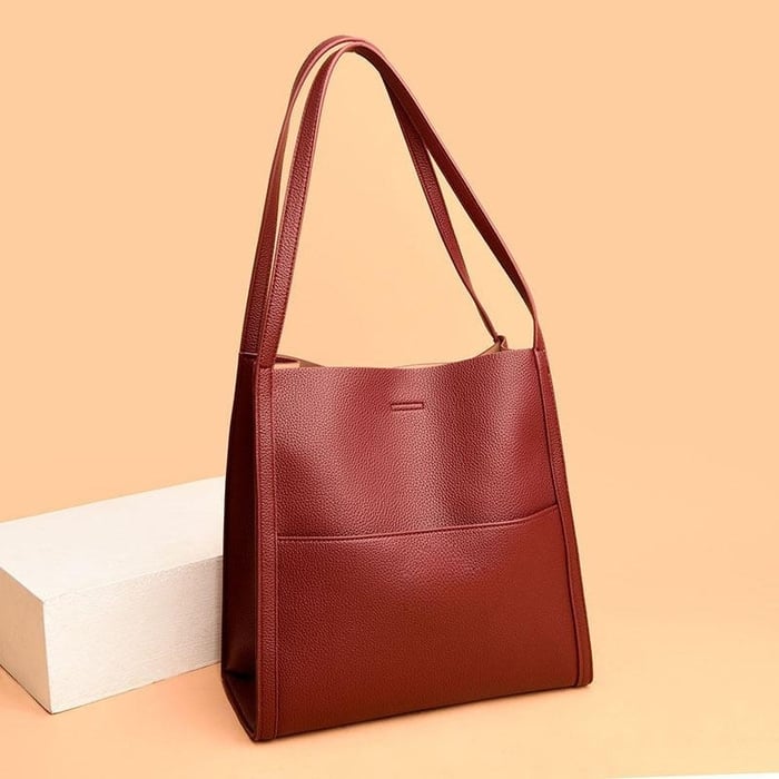 LuxuriaTote™ - Eleganz trifft auf Funktionalität in Leder | 60% RABATT