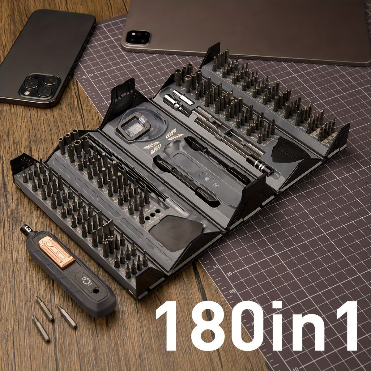 ToolPro™ - 180-in-1 Präzisions-Schraubendreher-Set für alle Ihre Bedürfnisse!