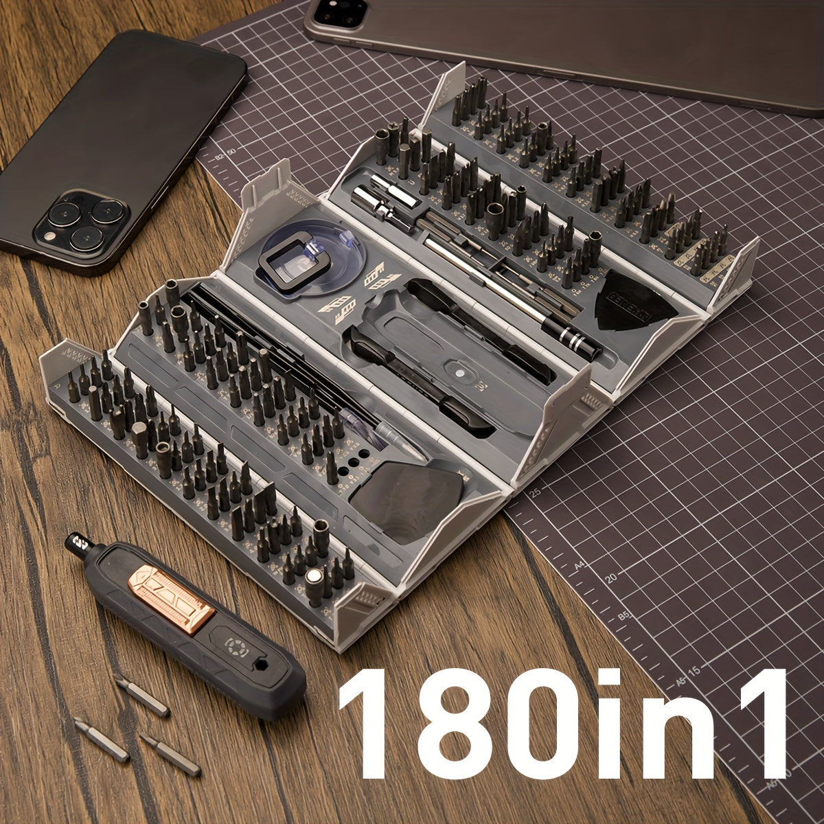 ToolPro™ - 180-in-1 Präzisions-Schraubendreher-Set für alle Ihre Bedürfnisse!