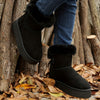 Ella | Flauschig gefütterte Winterstiefel mit Uni-Farbe