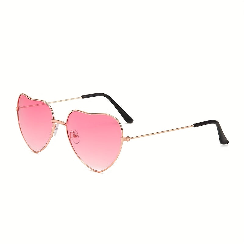 Lotte | Schicke Rosa Herzförmige Modebrille