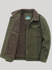 Sven | Warmer Fleece Herren-Knopfmantel