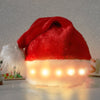 GlowSanta™ - Leuchtende Weihnachtsmütze mit LED-Lichtern für Kinder und Erwachsene.