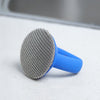 SteelClean™ - Der ultimative ergonomische Edelstahl-Schrubber für mühelose Reinigung.
