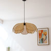 RustikaLeuchter™ - Charmantes Rattan-Design trifft auf rustikale Eleganz.