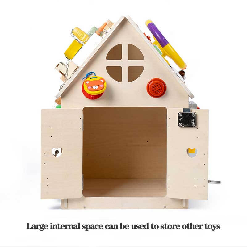 BusyHouse™ - Das ultimative Montessori-Holzspielzeug für Kinder