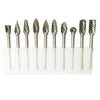 TungstenPro™ - 10-teiliger Wolframstahl-Schleifkopf-Set für präzise Arbeiten.