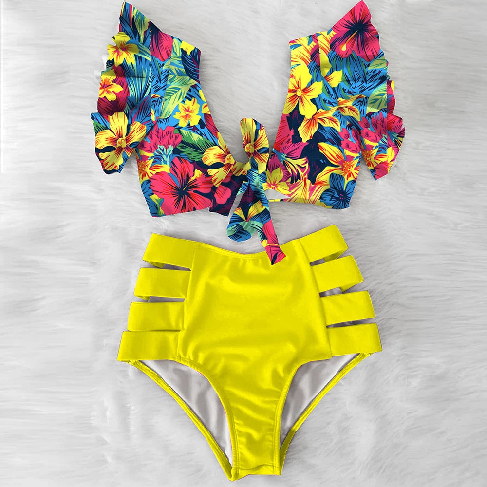 Eline | Farbenfroher & Sexy Bikini