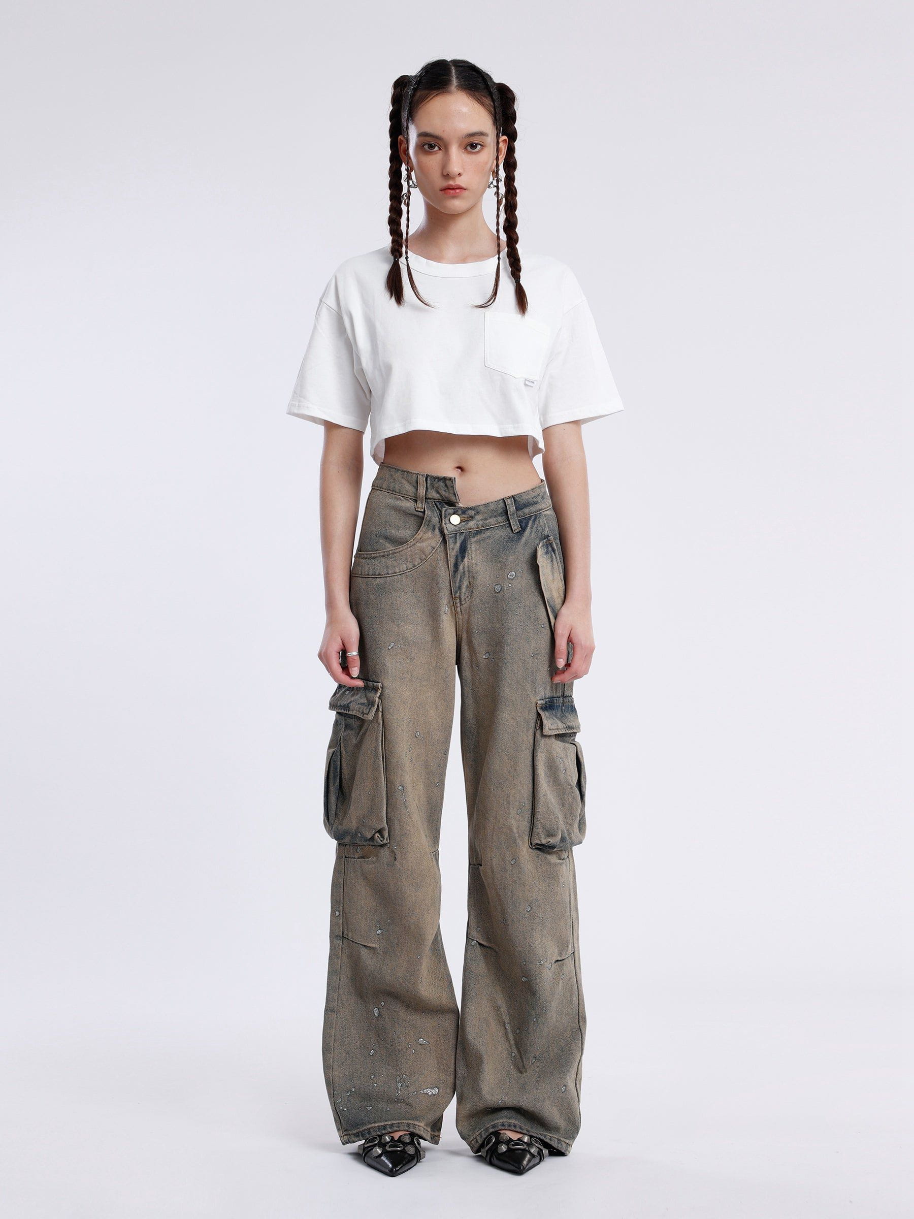 Femke - Tief ausgewaschene Vintage-Jeans