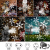 FestiveShine™ - LED-Schneeflocken-Projektor für Weihnachts- und Feiertagsdekorationen.