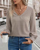 Elegante Bluse mit V-Ausschnitt