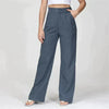Saskia - Hose mit hoher Taille und weitem Bein