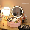 Glamour Glow-Tasche™ Luxe Leder LED Kosmetiktasche mit LED
