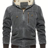 Tom | Abgenutzte Softshelljacke mit Kapuze