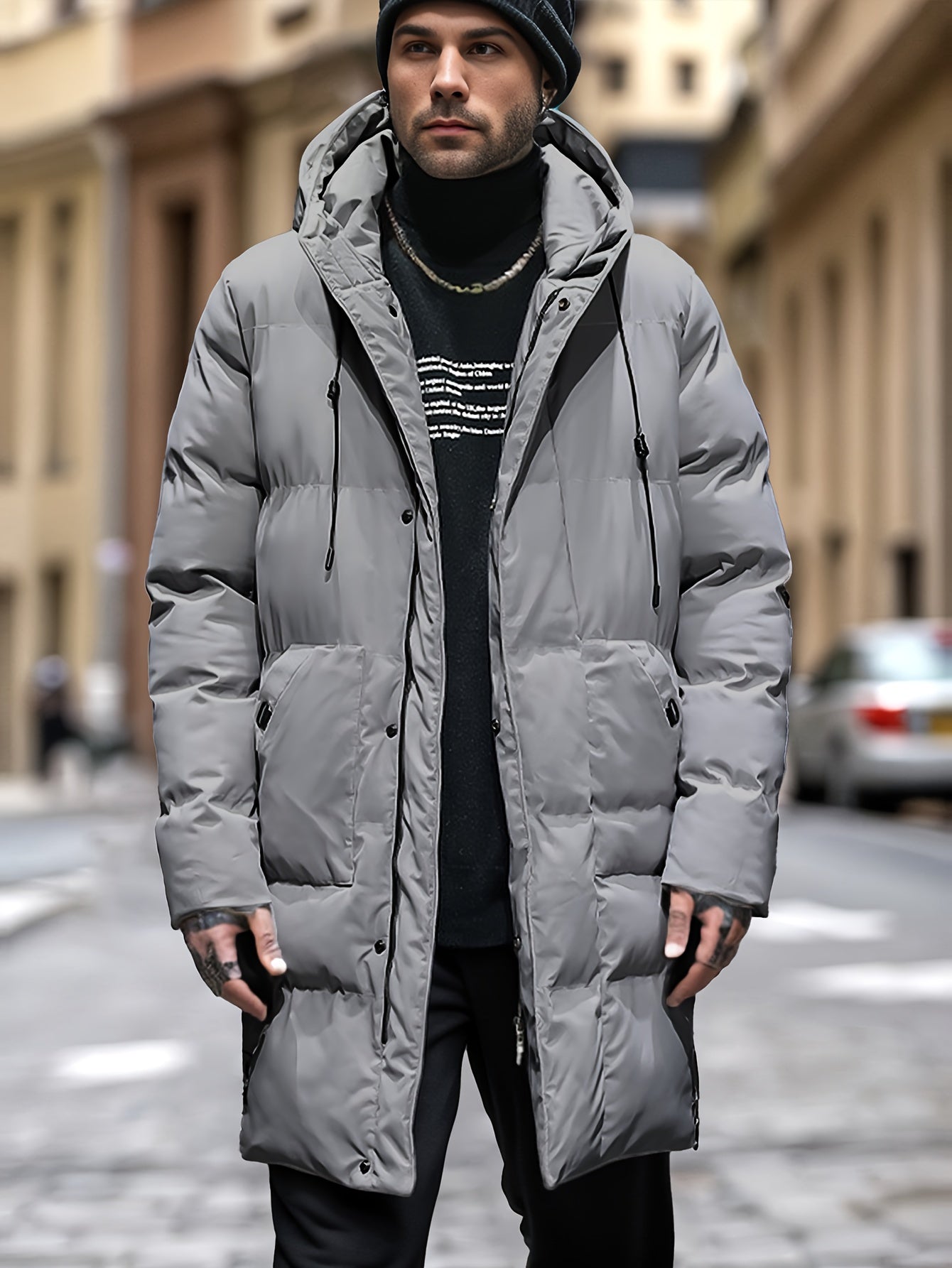 Tom | Warmer Winter-Puffer Mit Kapuze Und Taschen