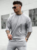 Pim | Effen heren T-shirt met hoge hals