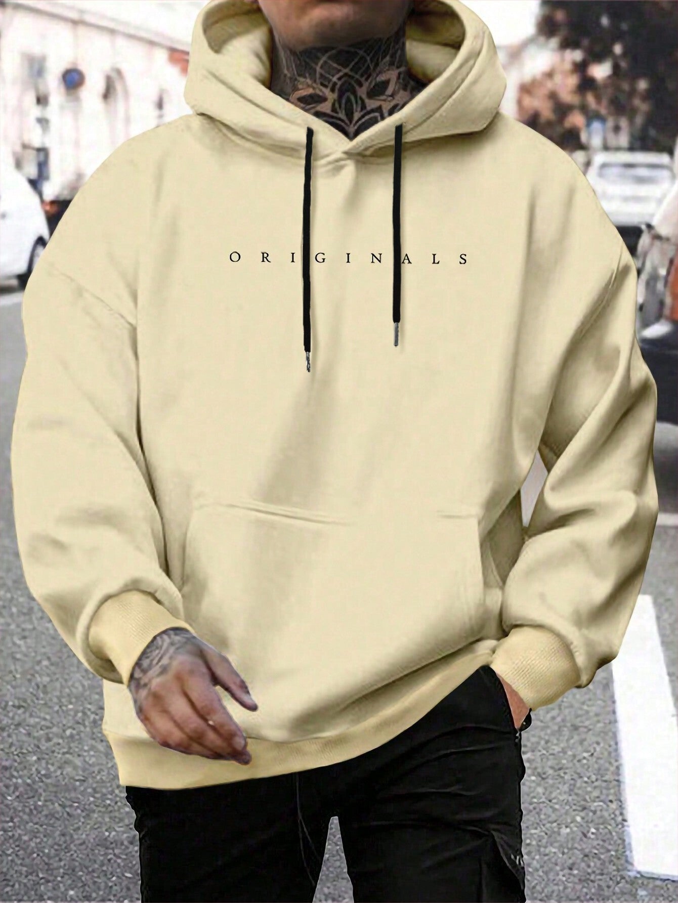 Originale | Kapuzenpullover für Herren mit Buchstabenprint