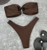 Luna | Trendiger & Sexy Trägerloser Bikini