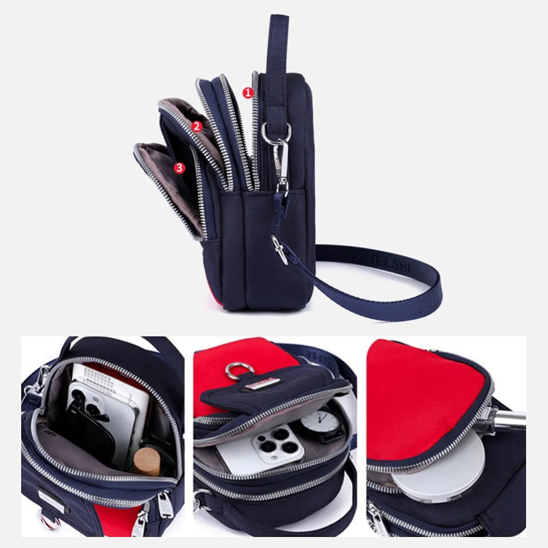 NiftyNylon™ - Ihre vielseitige, sichere und elegante kleine Umhängetasche.