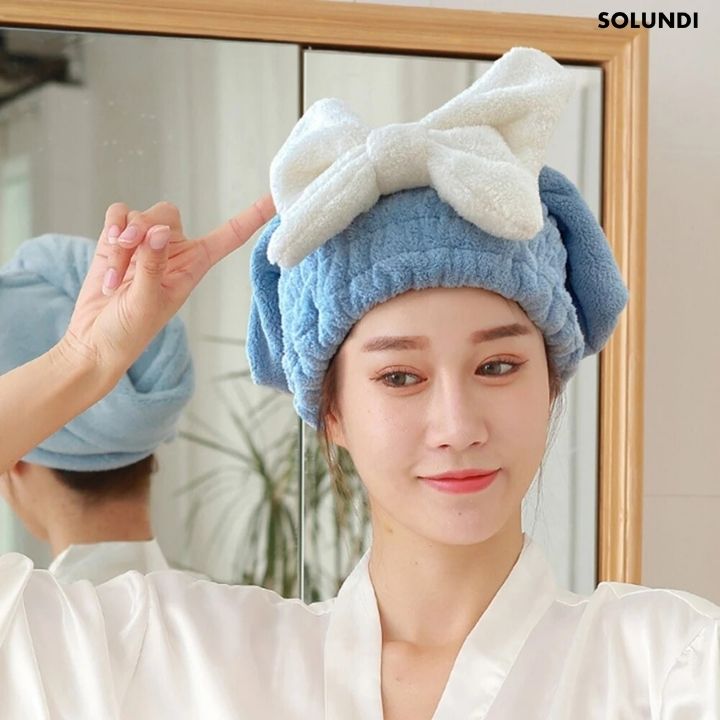 QuickDryWrap™ - Revolutionieren Sie Ihre Haarpflege mit unserem schnelltrocknenden Turban