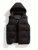 Daan | Warme, gesteppte Herren-Strickjacke mit Stehkragen und Kapuze
