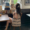 Nina | Handgemachte Strick-Shopper mit Herzmuster