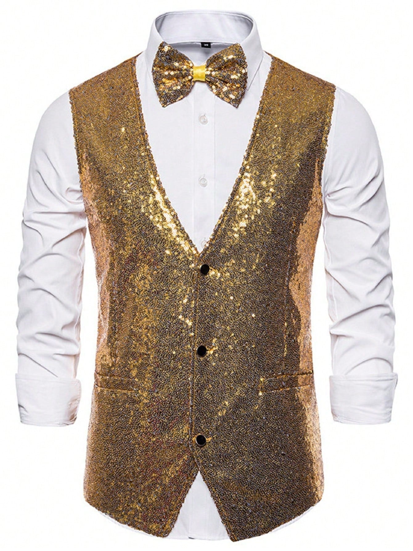 Jasper | Festlicher Goldener Blazer Für Herren