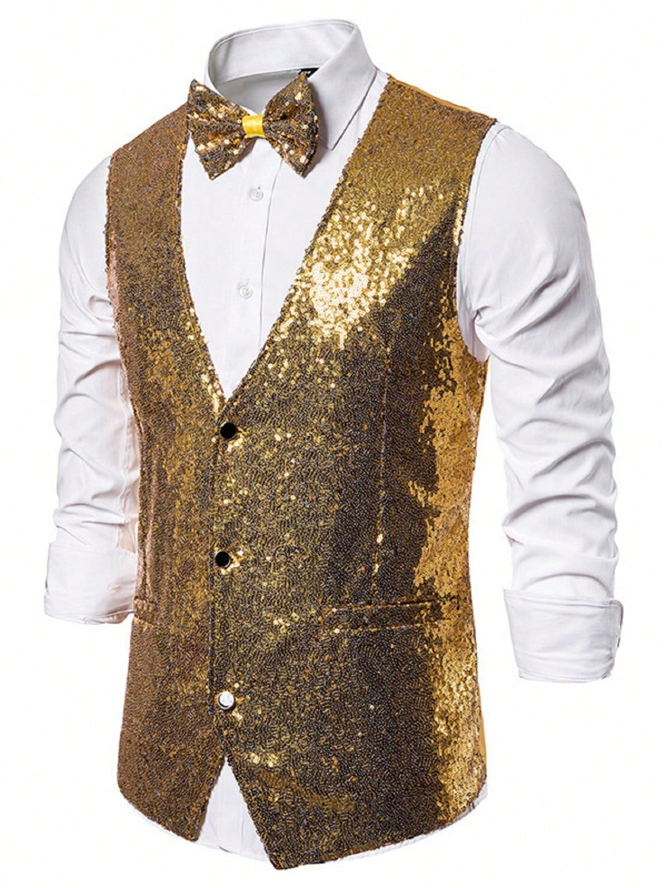 Jasper | Festlicher Goldener Blazer Für Herren