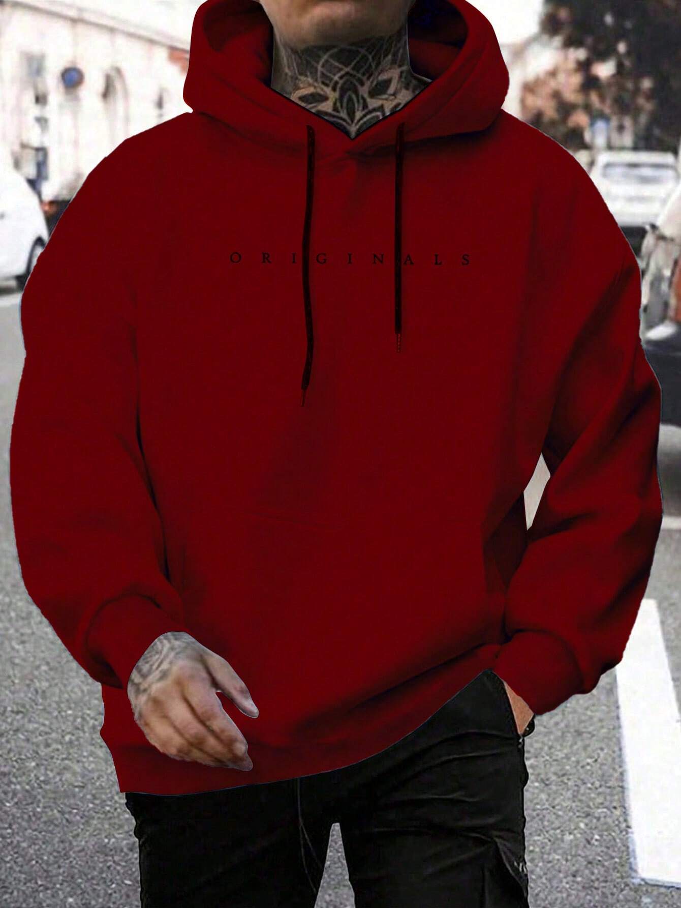 Originale | Kapuzenpullover für Herren mit Buchstabenprint