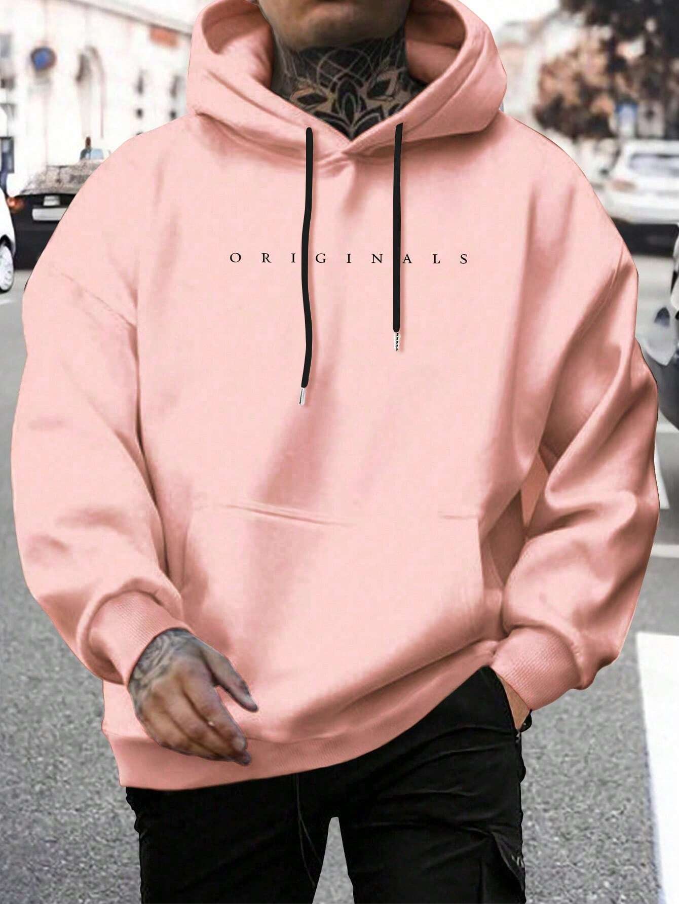 Originale | Kapuzenpullover für Herren mit Buchstabenprint