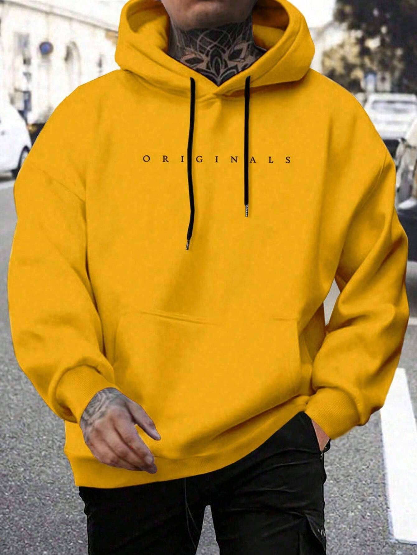 Originale | Kapuzenpullover für Herren mit Buchstabenprint