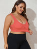 Lotte | Damen-Sport-BH in großen Größen - Atmungsaktives Mesh, breite Träger, herausnehmbare Pads, U-Rücken-Design, pink