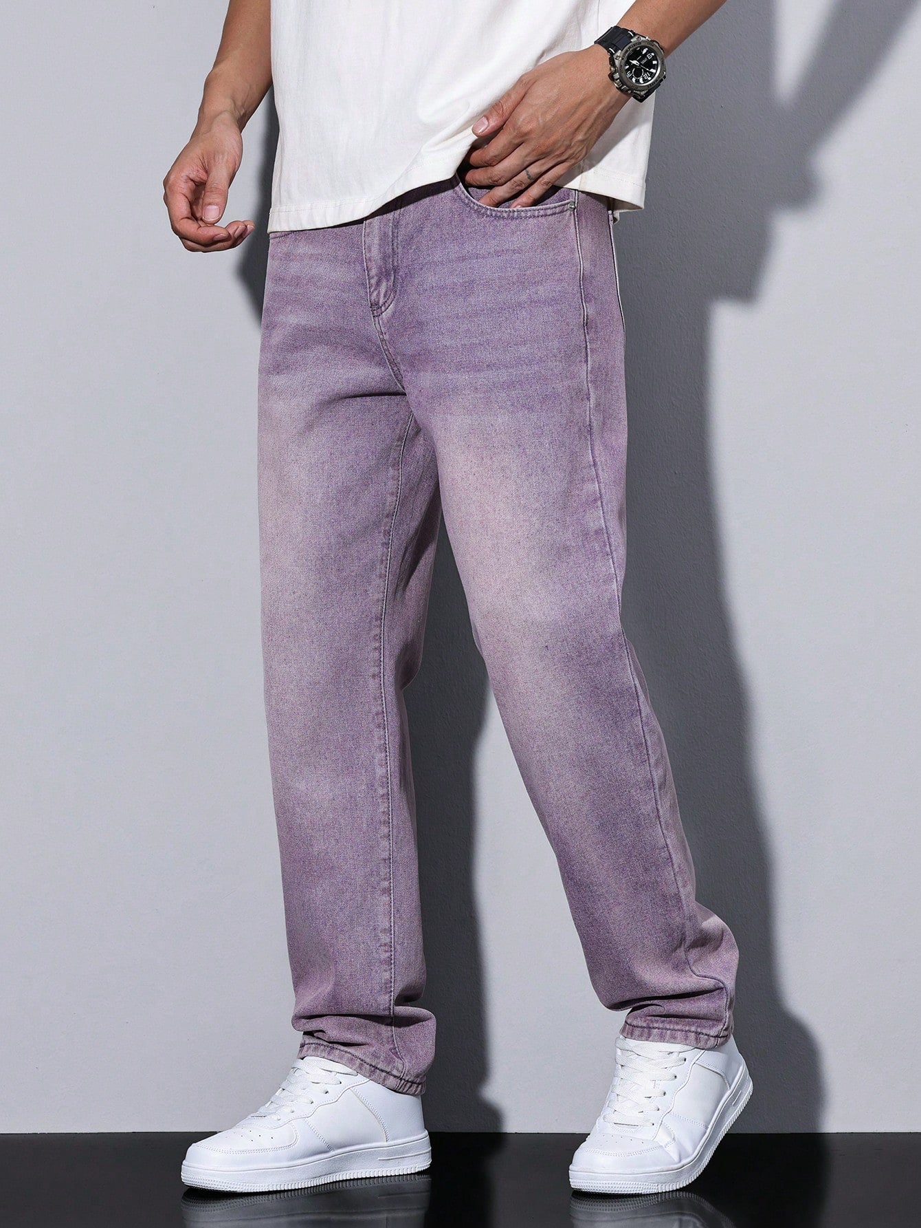 Lars | Casual Gewaschene Herrenjeans mit Geradem Schnitt