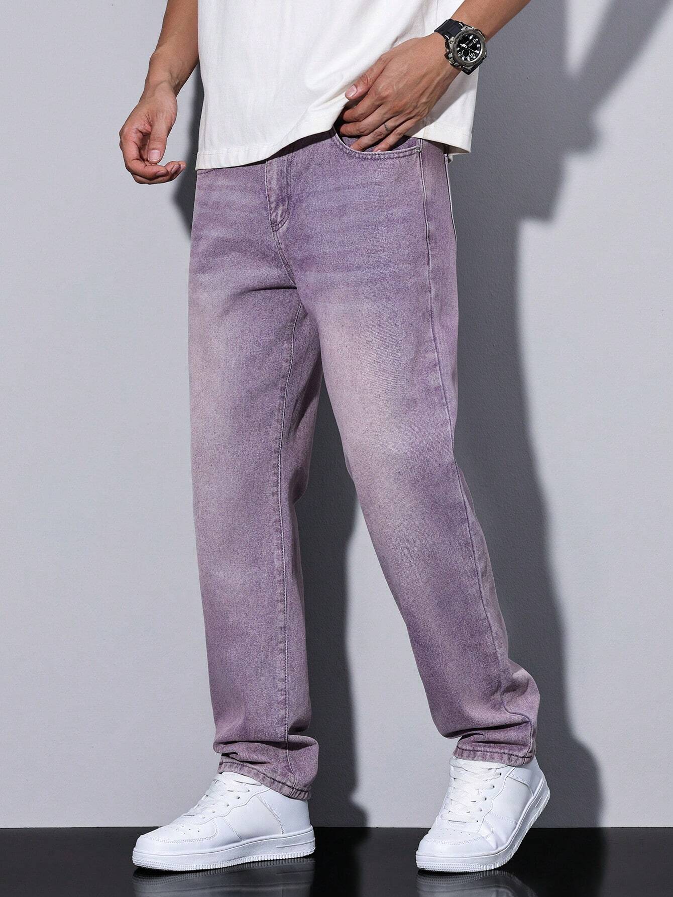 Lars | Casual Gewaschene Herrenjeans mit Geradem Schnitt