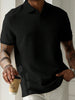 Polo | Heren basic poloshirt met korte mouw