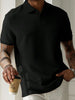 Polo | Heren basic poloshirt met korte mouw