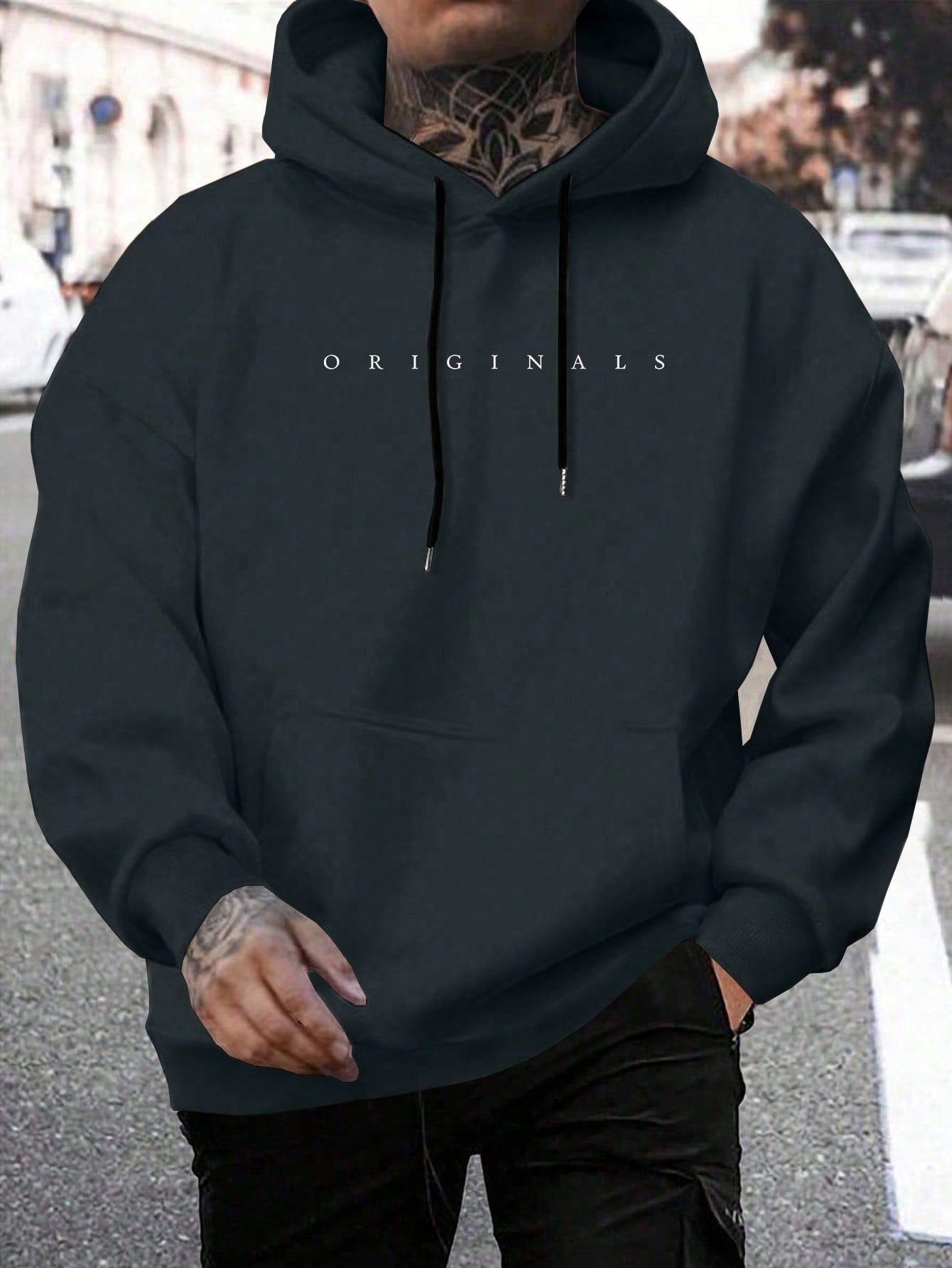 Originale | Kapuzenpullover für Herren mit Buchstabenprint