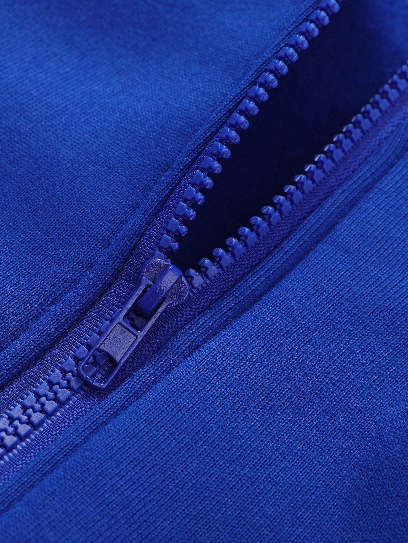 Daan | Kapuzenpullover mit blauem Blumendruck und Thermofutter