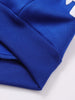 Daan | Kapuzenpullover mit blauem Blumendruck und Thermofutter