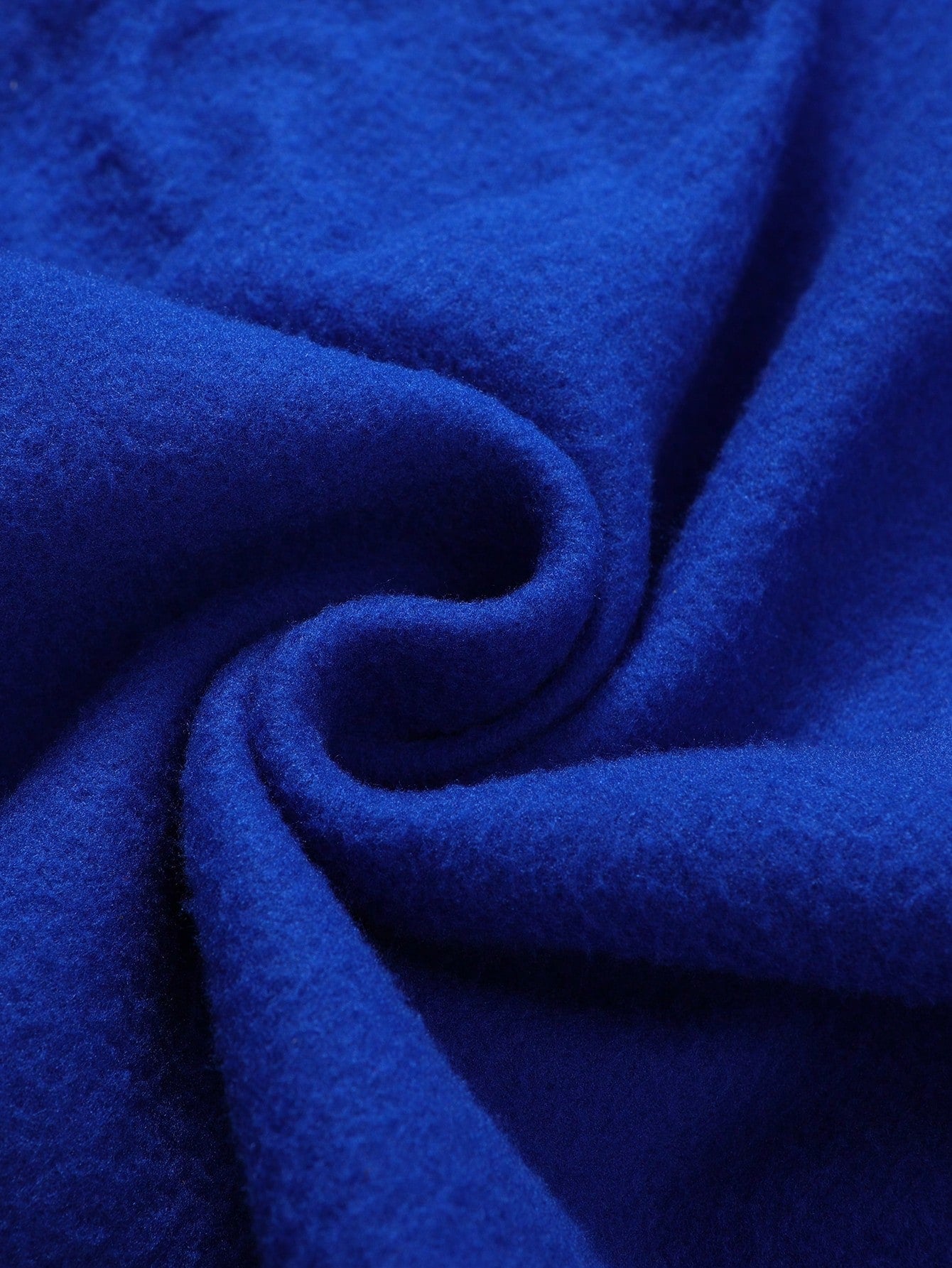 Daan | Kapuzenpullover mit blauem Blumendruck und Thermofutter