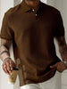 Polo | Heren basic poloshirt met korte mouw