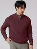 Joris | Herren-Strickpullover mit Reißverschluss und langen Ärmeln