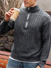Tim | Lässiger Herrenpullover mit langen Ärmeln und Reißverschluss