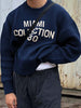 Sem | Herren-Strickpullover im amerikanischen Streetstyle mit Rundhalsausschnitt