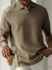 Polo | Heren basic poloshirt met korte mouw