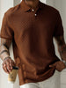 Polo | Heren basic poloshirt met korte mouw
