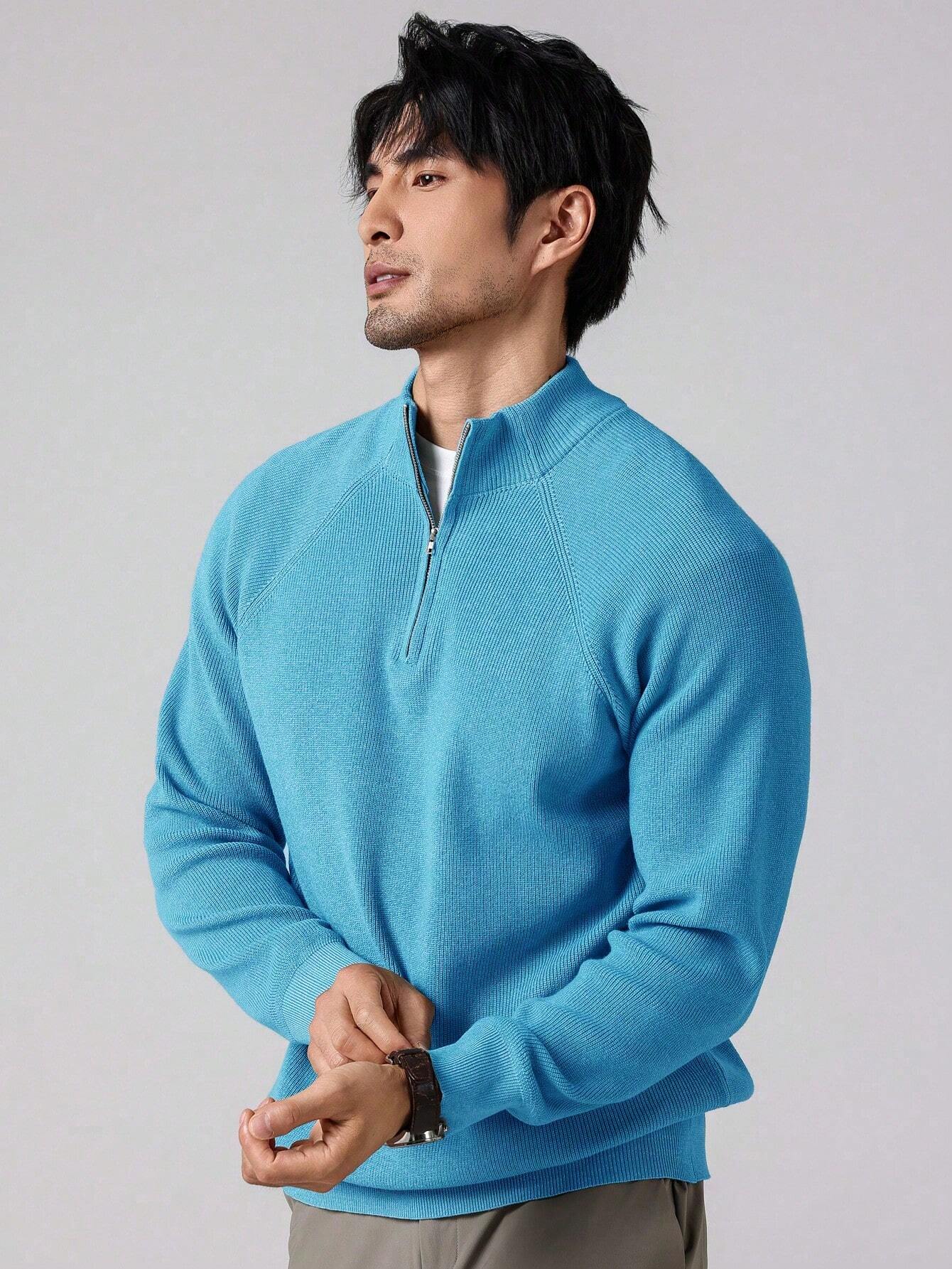 Joris | Herren-Strickpullover mit Reißverschluss und langen Ärmeln